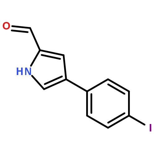 1H-Pyrrole-2-carboxaldehyde, 4-(4-iodophenyl)-