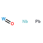 Lead niobium tungsten oxide