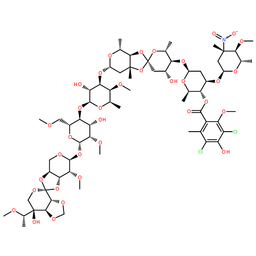 (2R,3R,4R,6S)-6-{[(2R,3aR,4R,4'R,5'S,6S,6'R,7aR)-4'-hydroxy-6-{[(2S,3R,4R,5S,6R)-3-hydroxy-2-{[(2R,3S,4S,5S,6S)-4-hydroxy-6-({(2R,3aS,3a'R,6S,7R,7'R,7aR,7a'R)-7'-hydroxy-7-methoxy-7'-[(1S)-1-methoxyethyl]octahydro-4H-2,4'-spirobi[[1,3]dioxolo[4,5-c]pyran]