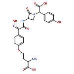 (3S,αR)-3-[[[4-[(R)-3-Amino-3-carboxypropoxy]phenyl]-[(Z)-hydroxyimino]acetyl]amino]-α-(4-hydroxyphenyl)-2-oxo-1-azetidineacetic acid