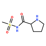 2-Pyrrolidinecarboxamide, N-(methylsulfonyl)-, (2S)-