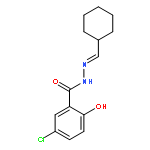 5-Chloro-2-hydroxy-benzoic acid cyclohexylmethylene-hydrazide