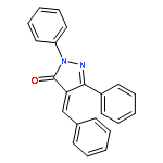 3H-Pyrazol-3-one, 2,4-dihydro-2,5-diphenyl-4-(phenylmethylene)-, (4Z)-