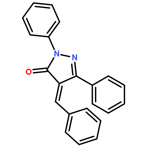 3H-Pyrazol-3-one, 2,4-dihydro-2,5-diphenyl-4-(phenylmethylene)-, (4Z)-