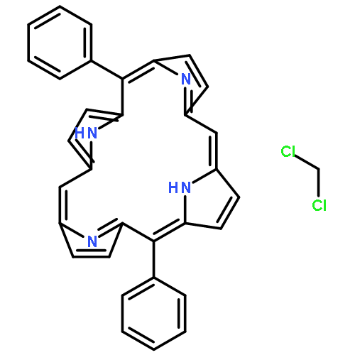 21H,23H-PORPHINE, 5,15-DIPHENYL-, COMPD. WITH DICHLOROMETHANE (1:1)