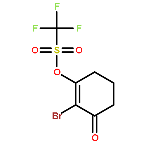 Methanesulfonic acid, trifluoro-, 2-bromo-3-oxo-1-cyclohexen-1-yl ester