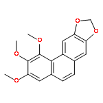 Phenanthro[2,3-d][1,3]dioxole, 1,2,3-trimethoxy-