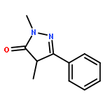 3H-Pyrazol-3-one, 2,4-dihydro-2,4-dimethyl-5-phenyl-