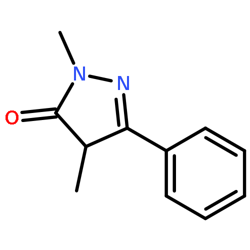 3H-Pyrazol-3-one, 2,4-dihydro-2,4-dimethyl-5-phenyl-