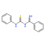 Benzenecarboximidamide, N-[(phenylamino)thioxomethyl]-