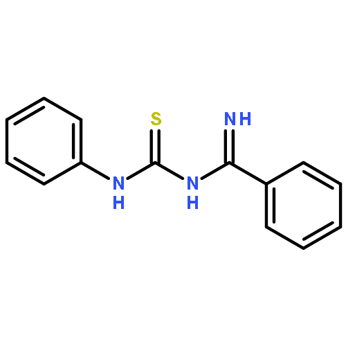 Benzenecarboximidamide, N-[(phenylamino)thioxomethyl]-