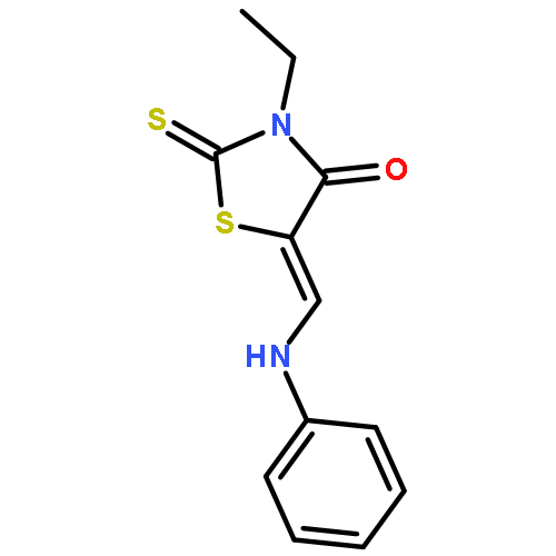 3-ETHYL-5-[(PHENYLAMINO)METHYLENE]-2-THIOXO-4-THIAZOLIDINONE 