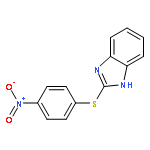 2-(4-NITROPHENYL)SULFANYL-1H-BENZIMIDAZOLE 