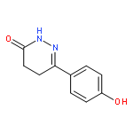 3(2H)-PYRIDAZINONE, 4,5-DIHYDRO-6-(4-HYDROXYPHENYL)-