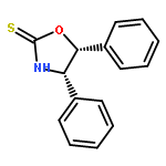 2-Oxazolidinethione, 4,5-diphenyl-, cis-