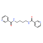 3-Pyridinecarboxamide, N,N'-1,4-butanediylbis-