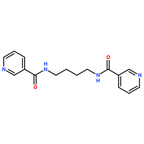 3-Pyridinecarboxamide, N,N'-1,4-butanediylbis-