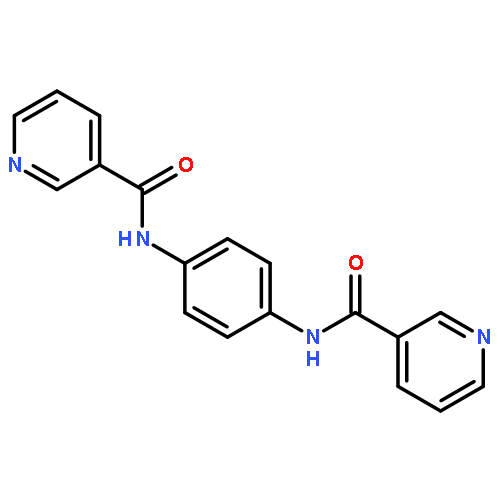 3-Pyridinecarboxamide, N,N'-1,4-phenylenebis-