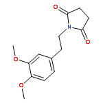 2,5-Pyrrolidinedione, 1-[2-(3,4-dimethoxyphenyl)ethyl]-