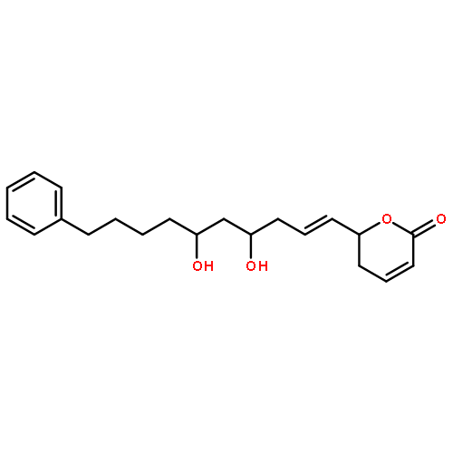 (6R)-6-[(1E,4R,6R)-4,6-dihydroxy-10-phenyldec-1-en-1-yl]-5,6-dihydro-2H-pyran-2-one