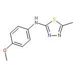 1,3,4-Thiadiazol-2-amine, N-(4-methoxyphenyl)-5-methyl-