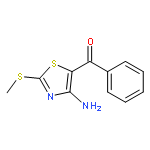 Methanone, [4-amino-2-(methylthio)-5-thiazolyl]phenyl-