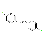 Benzenamine, N-[(4-chlorophenyl)methylene]-4-fluoro-