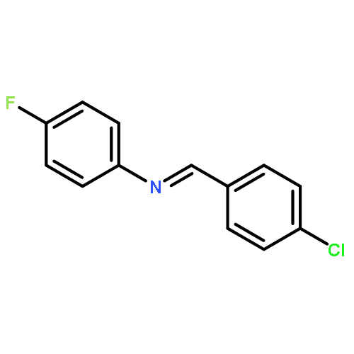 Benzenamine, N-[(4-chlorophenyl)methylene]-4-fluoro-