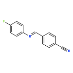 Benzonitrile, 4-[[(4-fluorophenyl)imino]methyl]-