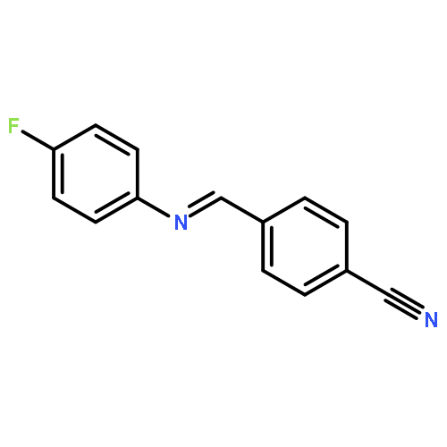 Benzonitrile, 4-[[(4-fluorophenyl)imino]methyl]-