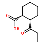 Cyclohexanecarboxylic acid, 2-(1-oxopropyl)-, (1R,2S)-rel-