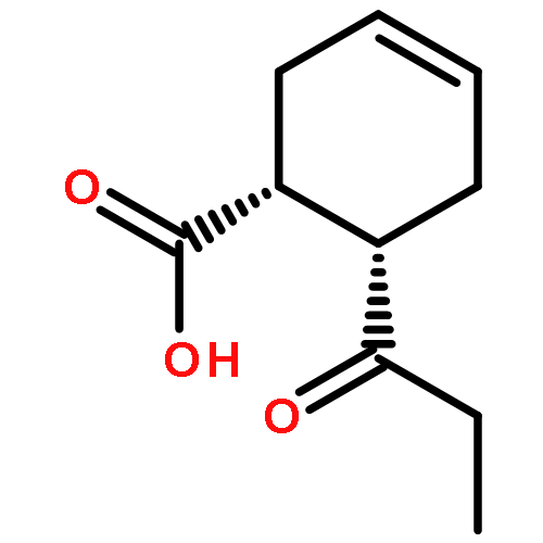 3-Cyclohexene-1-carboxylic acid, 6-(1-oxopropyl)-, (1R,6S)-rel-