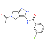 Benzamide,N-(5-acetyl-1,4,5,6-tetrahydropyrrolo[3,4-c]pyrazol-3-yl)-3-fluoro-