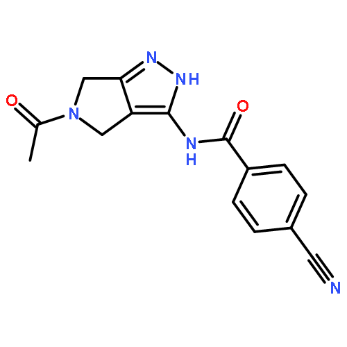 Benzamide,N-(5-acetyl-1,4,5,6-tetrahydropyrrolo[3,4-c]pyrazol-3-yl)-4-cyano-