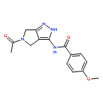 Benzamide,N-(5-acetyl-1,4,5,6-tetrahydropyrrolo[3,4-c]pyrazol-3-yl)-4-methoxy-