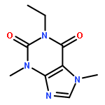 1-ethyl-3,7-dimethyl-3,7-dihydro-1H-purine-2,6-dione