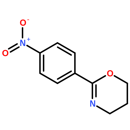 4H-1,3-Oxazine, 5,6-dihydro-2-(4-nitrophenyl)-