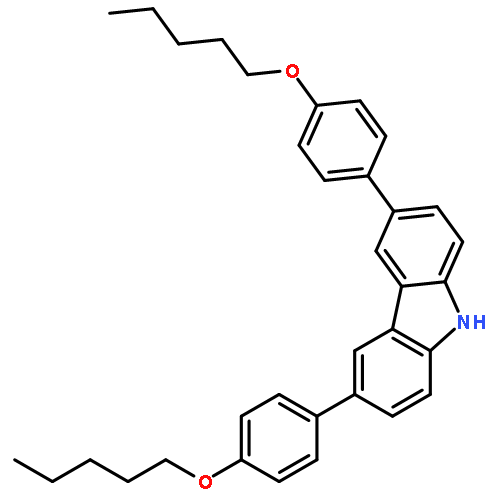 9H-CARBAZOLE, 3,6-BIS[4-(PENTYLOXY)PHENYL]-