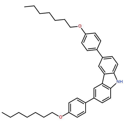 9H-CARBAZOLE, 3,6-BIS[4-(HEPTYLOXY)PHENYL]-