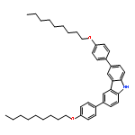 9H-Carbazole, 3,6-bis[4-(nonyloxy)phenyl]-