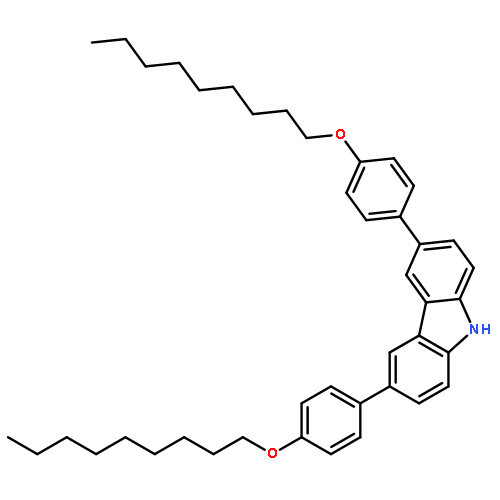 9H-Carbazole, 3,6-bis[4-(nonyloxy)phenyl]-