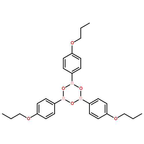 BOROXIN, TRIS(4-PROPOXYPHENYL)-