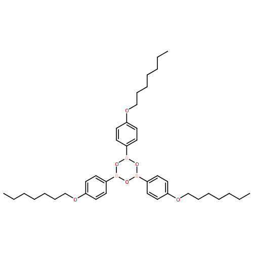 Boroxin, tris[4-(heptyloxy)phenyl]-