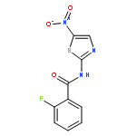 Benzamide, 2-fluoro-N-(5-nitro-2-thiazolyl)-