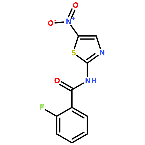 Benzamide, 2-fluoro-N-(5-nitro-2-thiazolyl)-