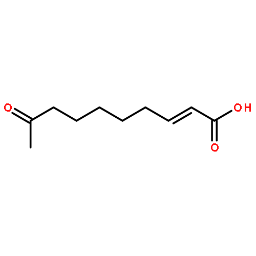 (E)-9-oxodec-2-enoic acid