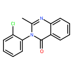 4(3H)-Quinazolinone,3-(2-chlorophenyl)-2-methyl-