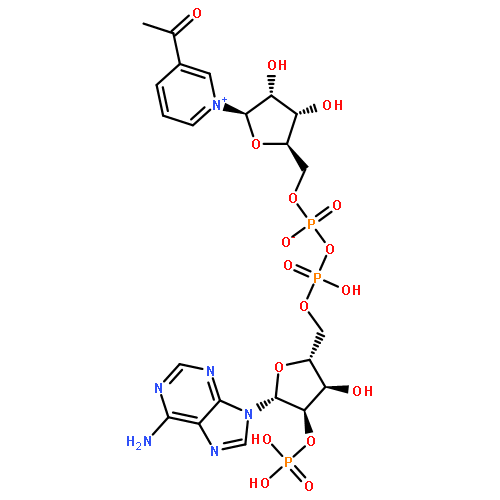 Adenosine5'-(trihydrogen diphosphate), 2'-(dihydrogen phosphate), P'®5'-ester with 3-acetyl-1-b-D-ribofuranosylpyridinium, innersalt (9CI)