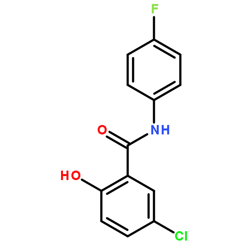 Benzamide, 5-chloro-N-(4-fluorophenyl)-2-hydroxy-