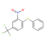 2-NITRO-1-PHENYLSULFANYL-4-(TRIFLUOROMETHYL)BENZENE 